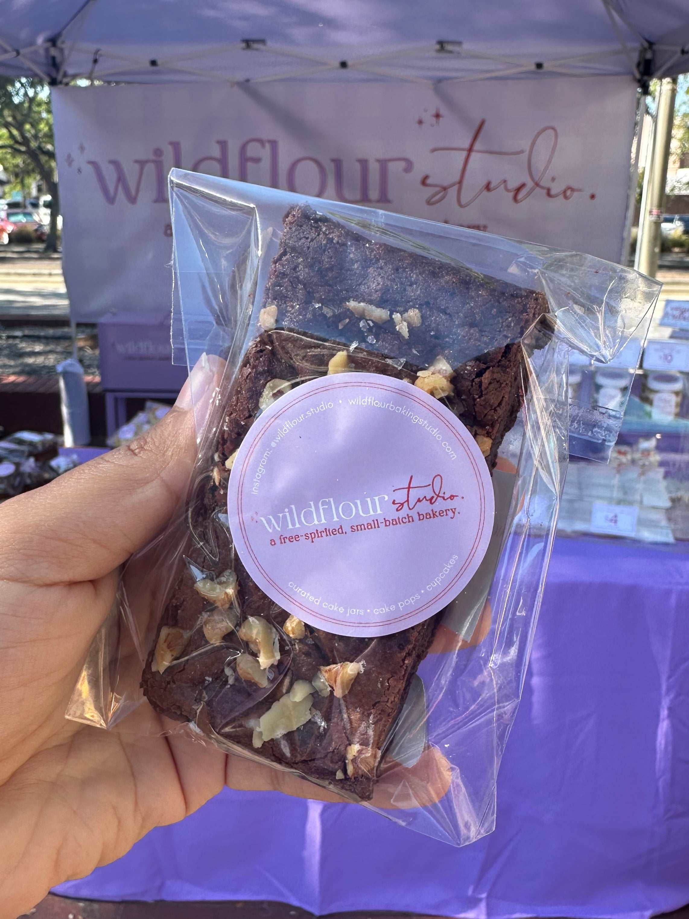 Mocha Walnut Sea Salt Brownie