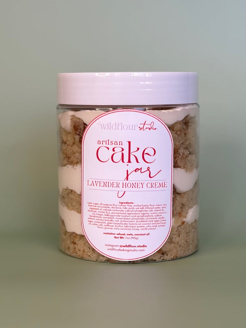 Lavender Honey Creme Cake Jar