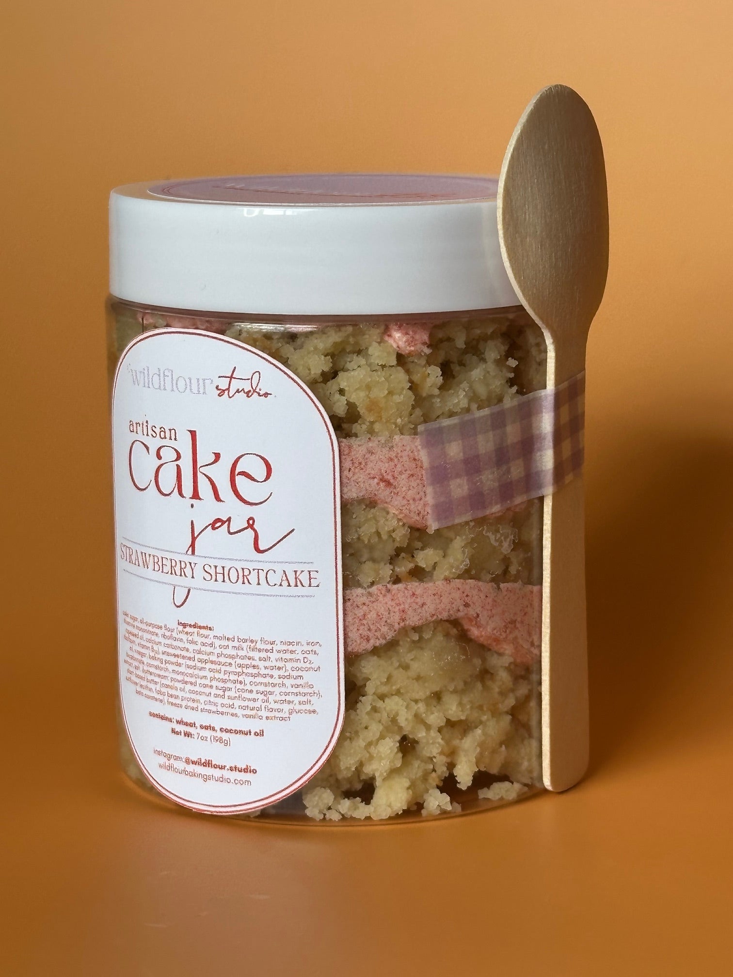 Strawberry Shortcake Cake Jar